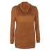 Women Casual Turtleneck Long Sleeve Solid Color Sweaters Women Casual Turtleneck Long Sleeve Solid Color Sweaters