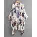 Women Summer Floral Print Loose Long Sleeve Irregular Hem Cardigans Women Summer Floral Print Loose Long Sleeve Irregular Hem Cardigans