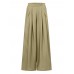 Women Pure Color High Elastic Waist Simple Wide Leg Pants With Pocket Women Pure Color High Elastic Waist Simple Wide Leg Pants With Pocket