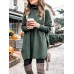 Plus Size Women Solid Color Turtleneck Bat Sleeve Knitted Sweaters Plus Size Women Solid Color Turtleneck Bat Sleeve Knitted Sweaters
